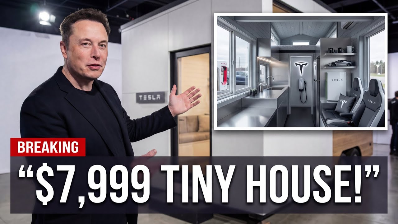 Elon Musk’s $7,999 Tesla Tiny House Finally HITS Your Neighborhood! Free Land Deal & Zero Tax INSIDE