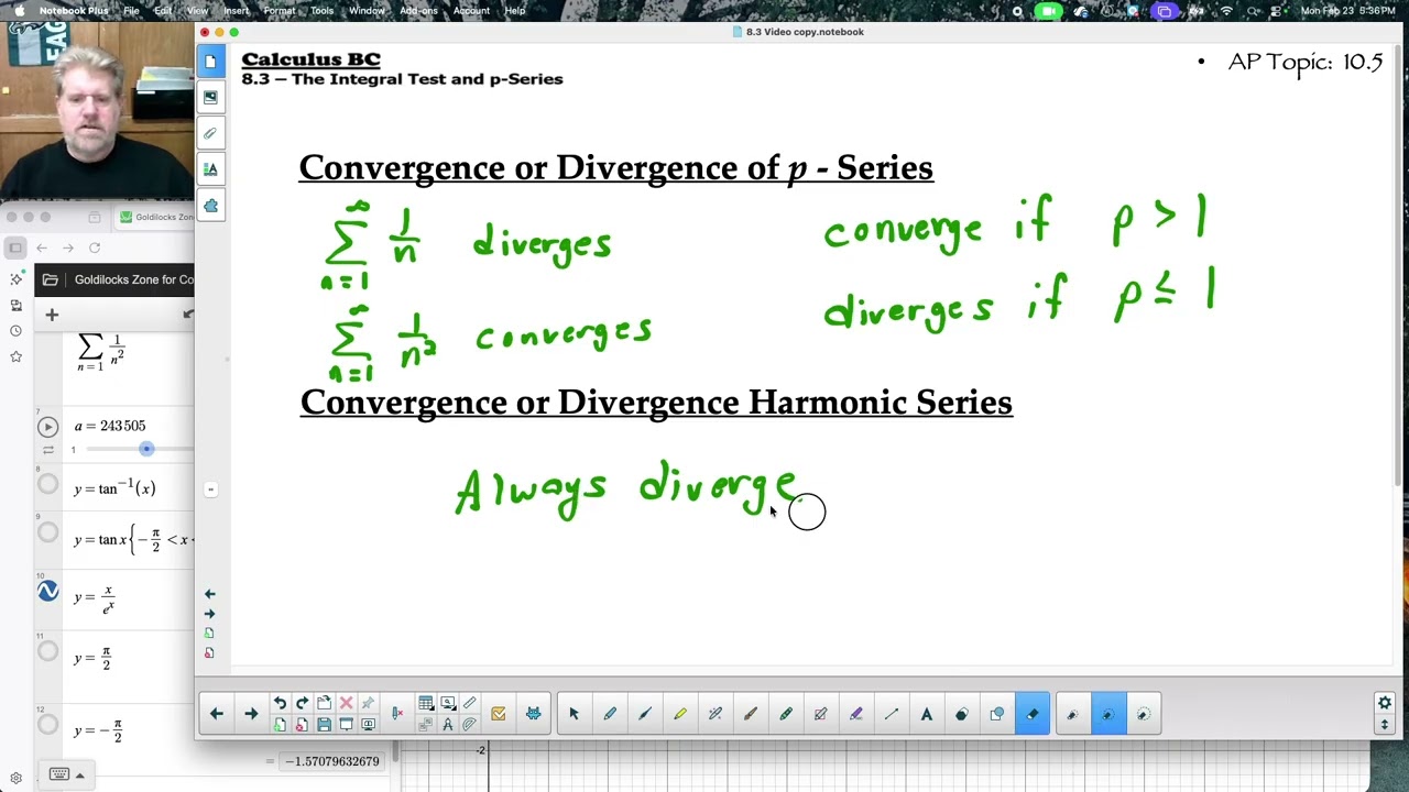8.3 - Harmonic & p-Series