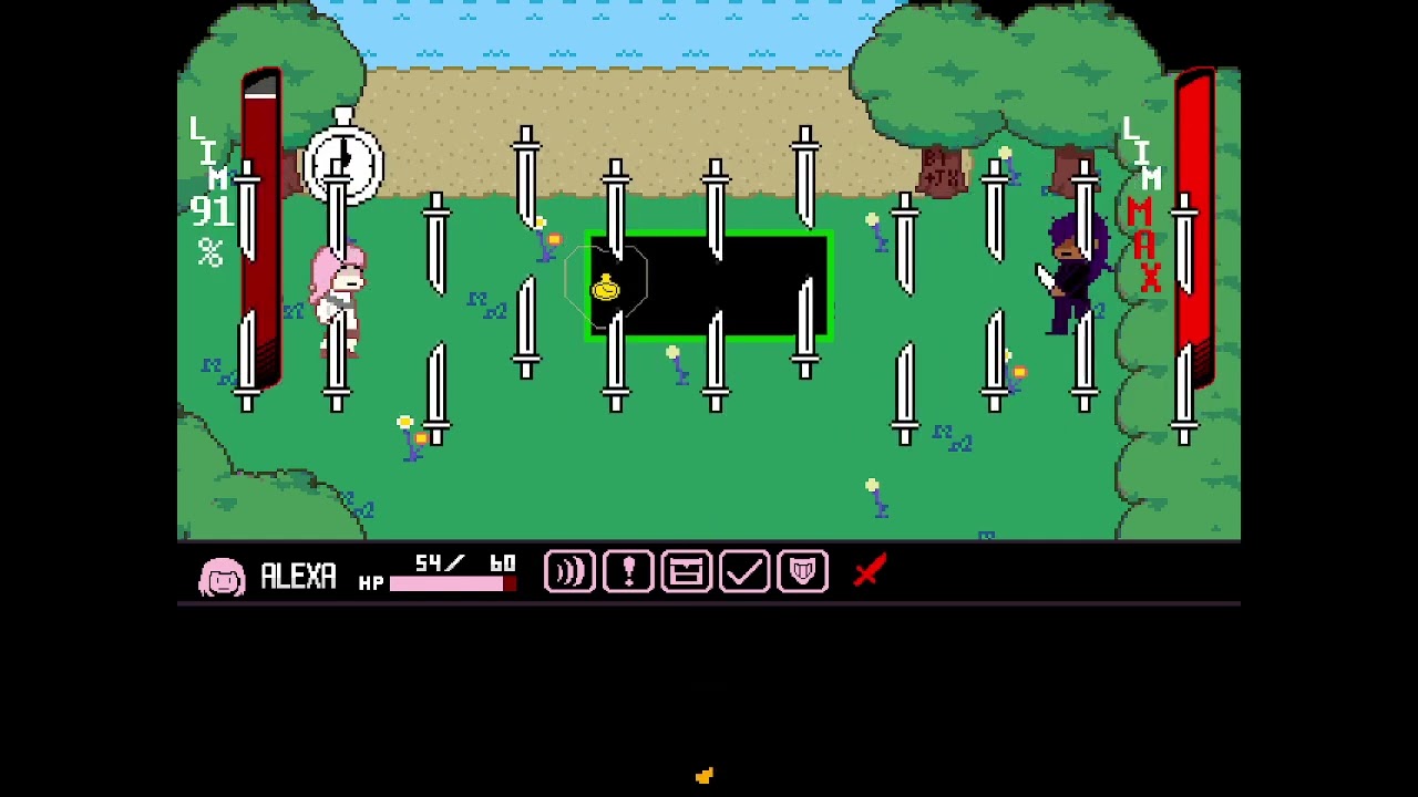 deoxynn but you dont use a core mechanic in a secret boss fight