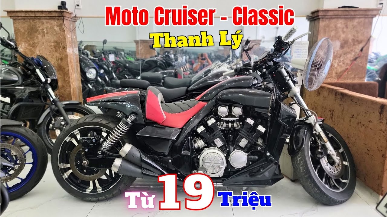 Moto Cruiser , Classic Giá Rẻ ,Rebel 300 , Yamaha Vmax 1200 ,Rebel 500 , GZ150A , CB250R