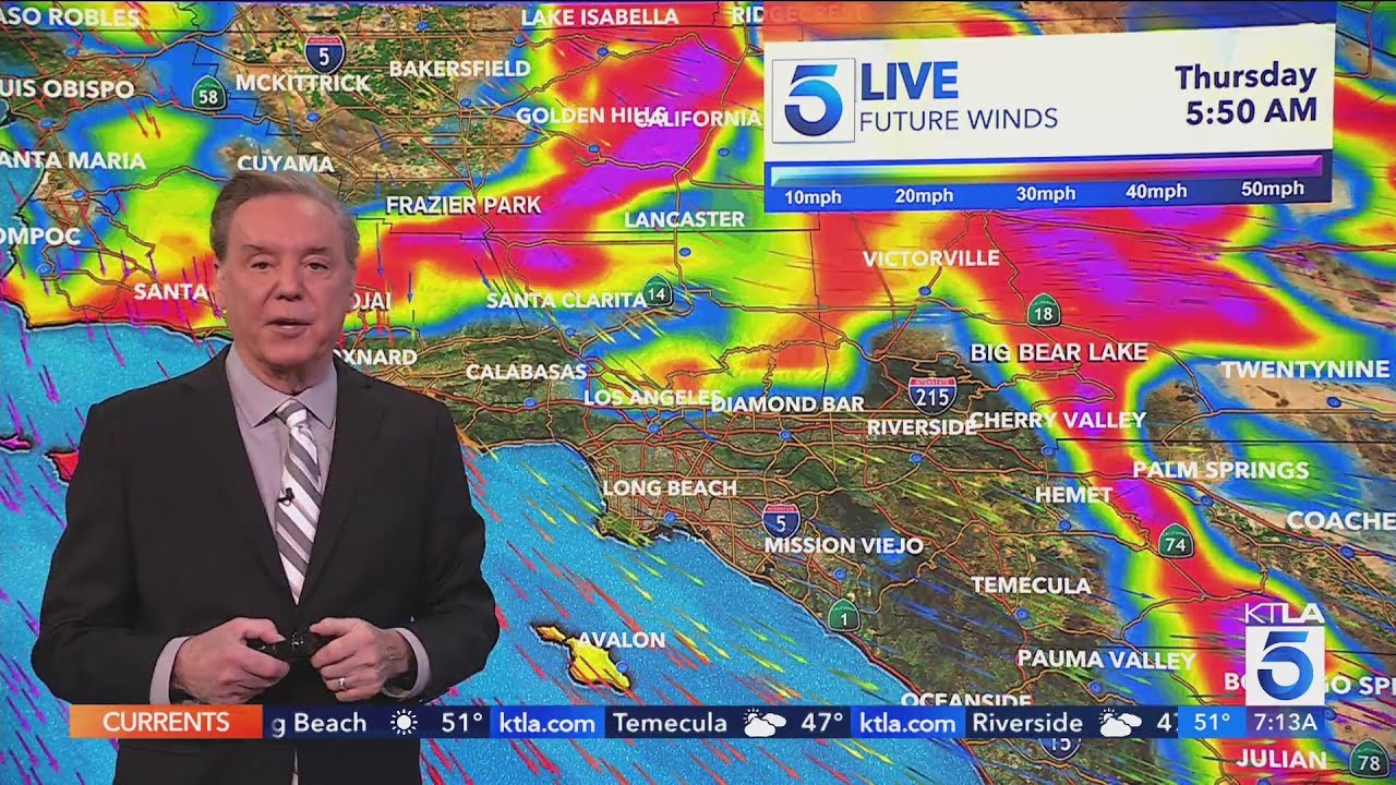 Winds pick up across SoCal as mostly dry weather takes hold