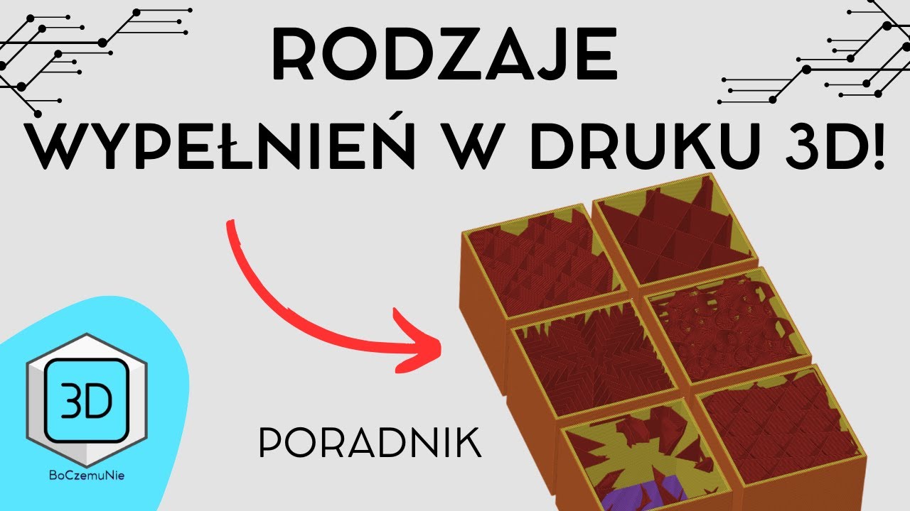 Które wypełnienie wybrać w druku 3D? | Infile Poradnik #1