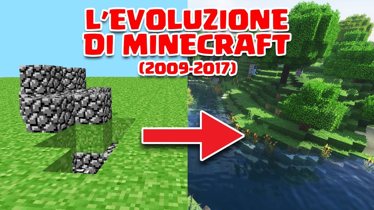 L'EVOLUZIONE DI MINECRAFT (2009-2017)