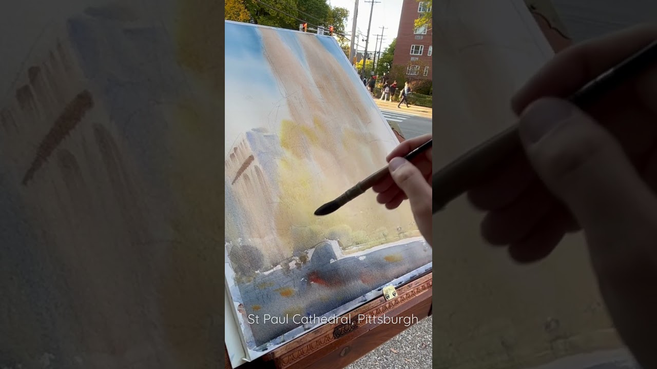 Pittsburgh Urban sketchers meet up tonight at St Paul Cathedral