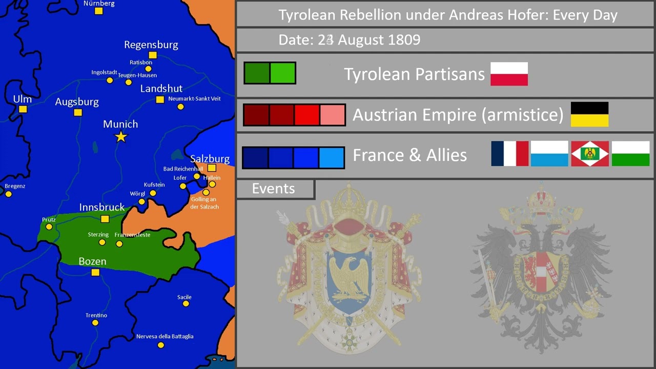 Andreas Hofer's Tyrolean Rebellion: Every Day