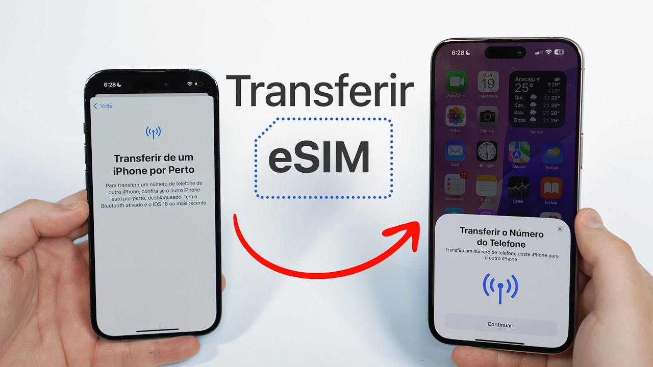 Como Transferir eSIM de um iPhone para Outro iPhone!