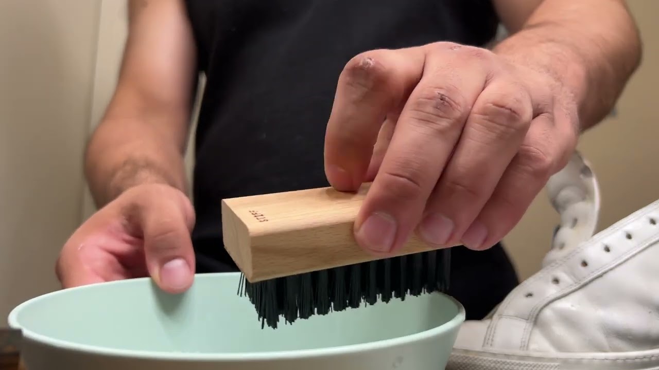 ASMR | Cleaning SuitSupply White Sneakers