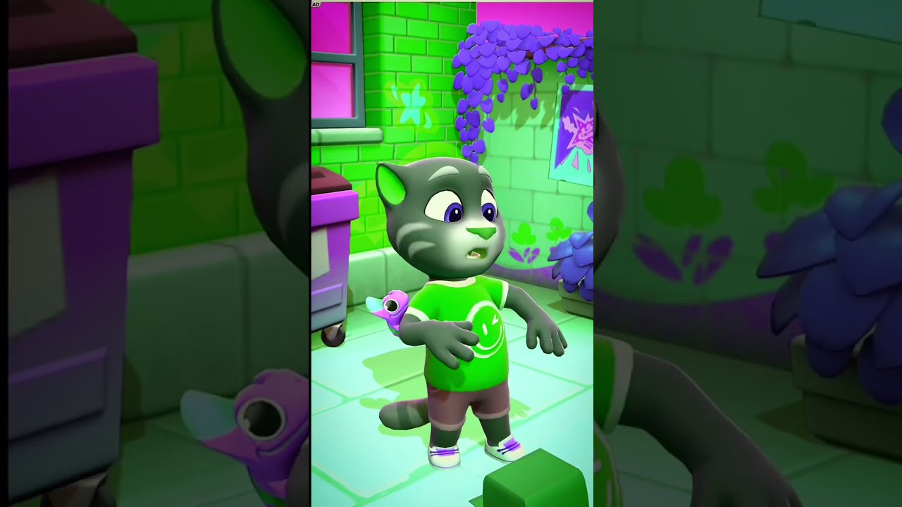 Говорящий кот Том, виртуальный питомец 2025 года #viralmytalkingtom #viralgameplay
