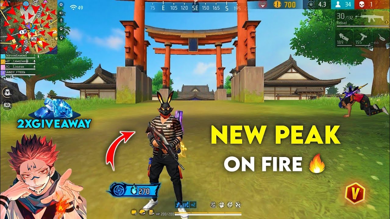 🔥 என்னடா இப்படி இருக்கு 🔥 NEW PEAK GAMEPLAY 🥵 DIAMONDS GIVEAWAY 💎 HIT TAMIZHA + JEEVAN GAMING | HTG