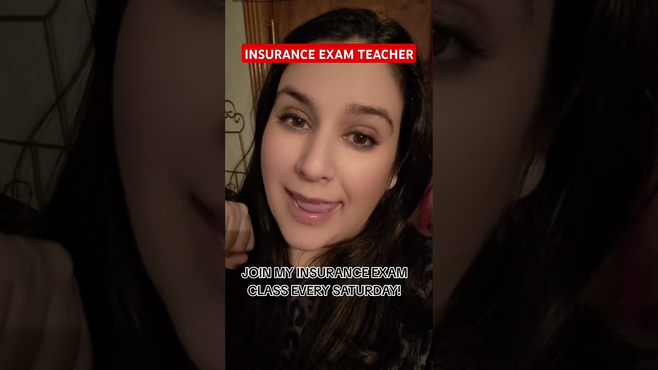 How to Pass The Insurance Exam! JOIN MY Saturday Class. #insuranceexam #insuranceagenttraining