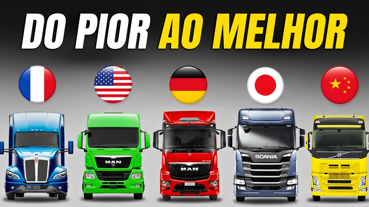 Classifiquei todas as marcas de caminhões da PIOR à MELHOR!!
