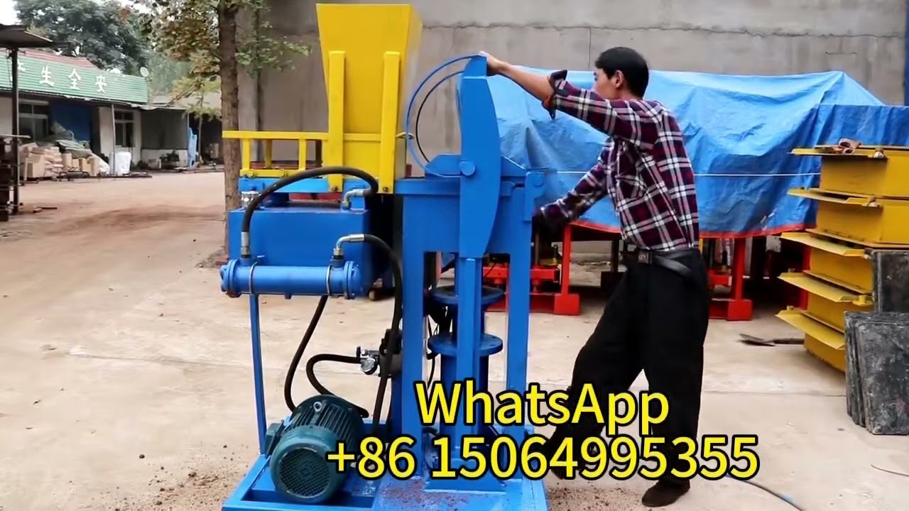 FD2-25 Hydraulic Clay Interlocking Brick Making Machine is a small hydraulic