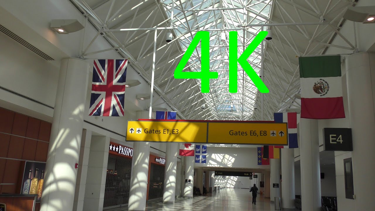 A 4K Tour of Baltimore Washington International Thurgood Marshall Airport (BWI): Concourses A to E