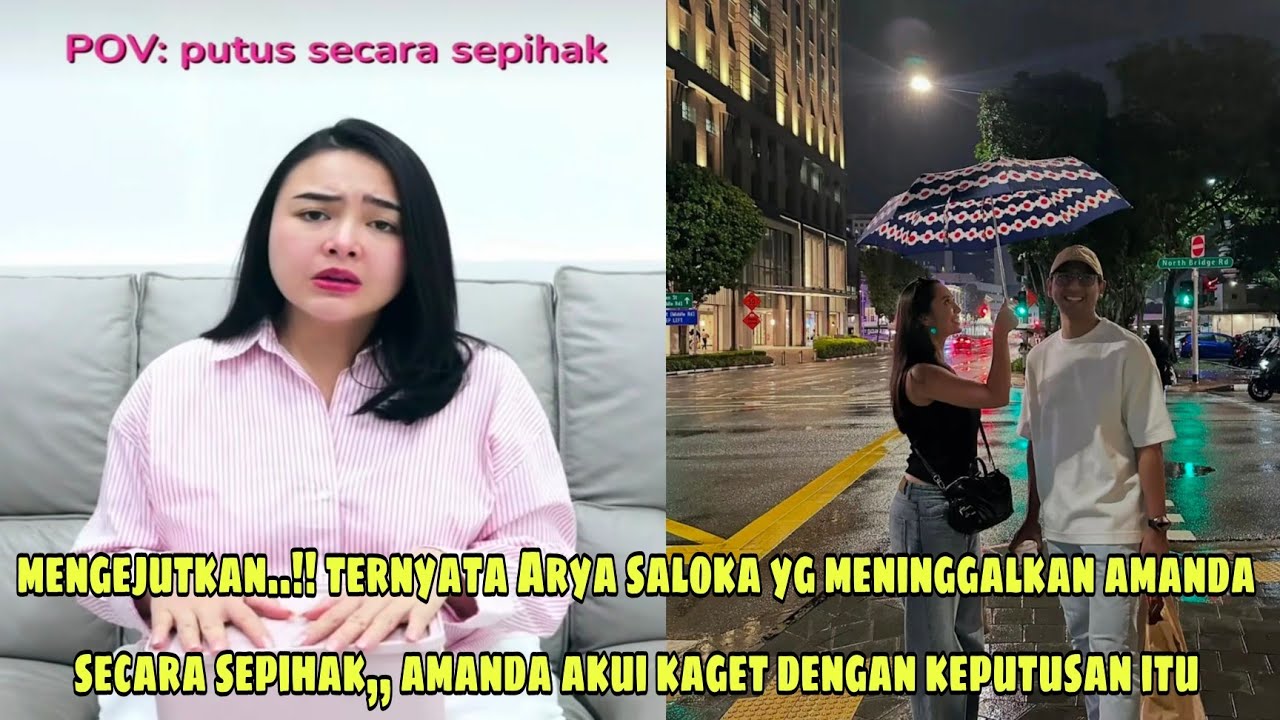 Mengejutkan..!! Ternyata Arya saloka yg putuskan hubungan secara sepihak,, amanda auto kaget