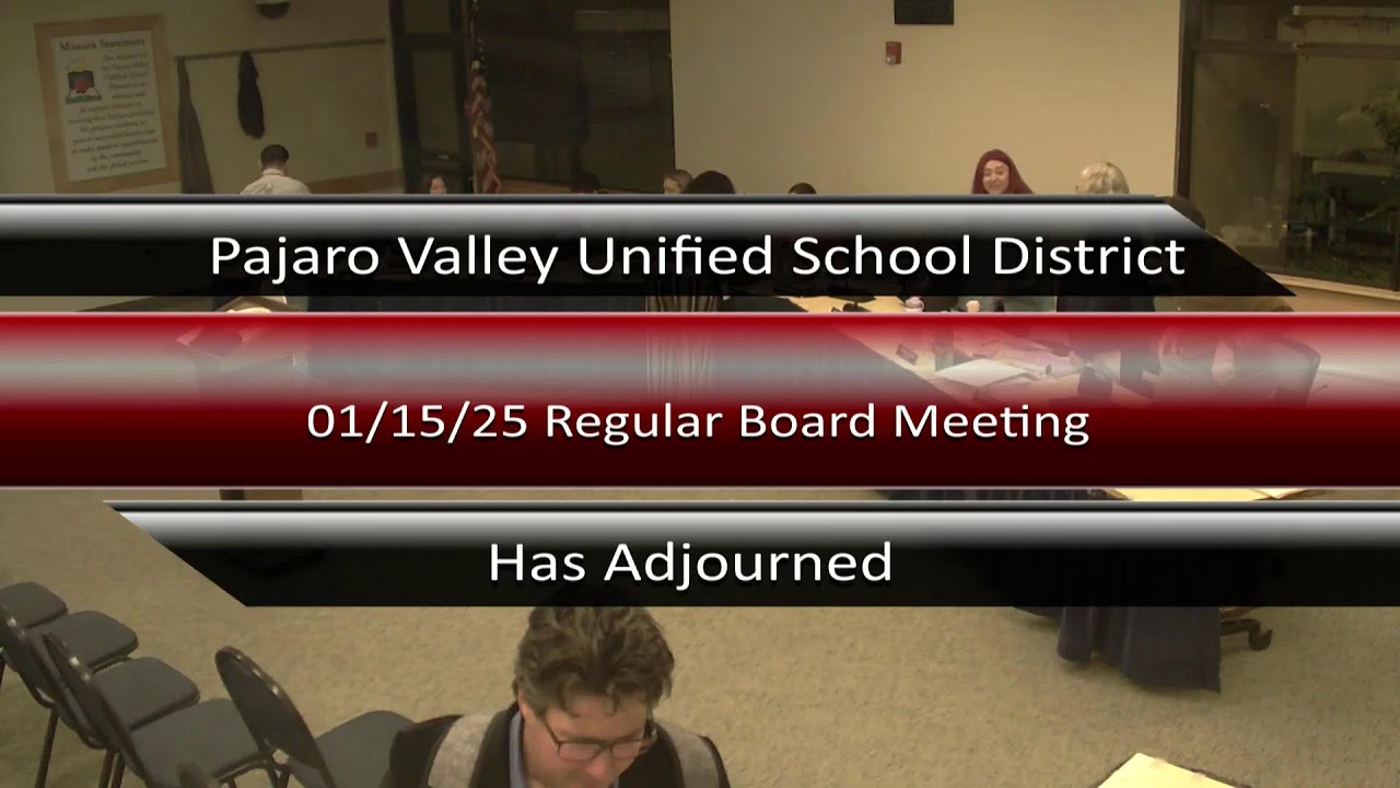PVUSD Regular Board Meeting 01/15/25