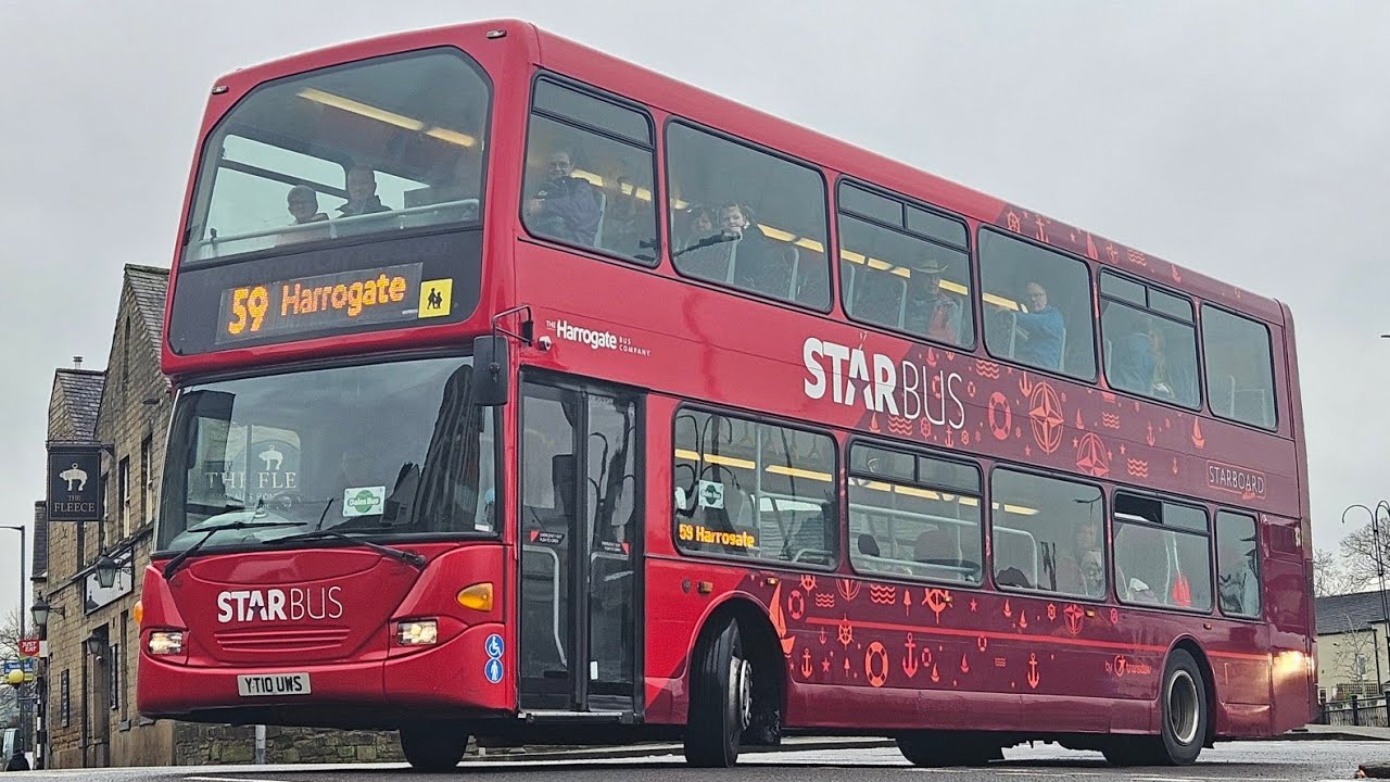 [HD WS] *THRASH* Transdev Harrogate Bus Company 2101 (YT10 UWS) On The DalesBus 59