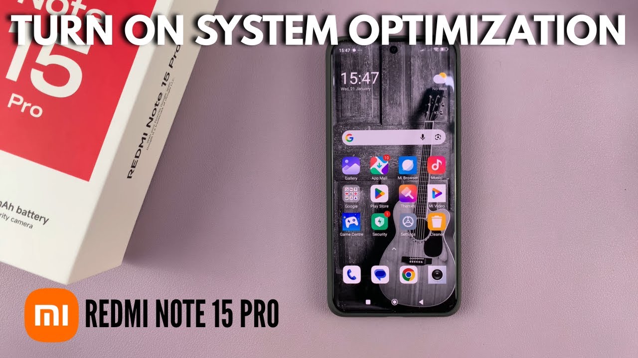 How To Turn ON System Optimization On Redmi Note 15 Pro