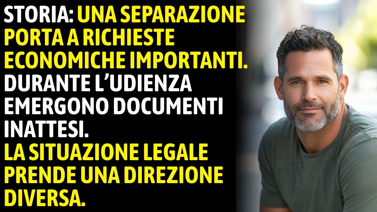 Mia moglie pretendeva gli alimenti per tre figli. In tribunale aprii una busta