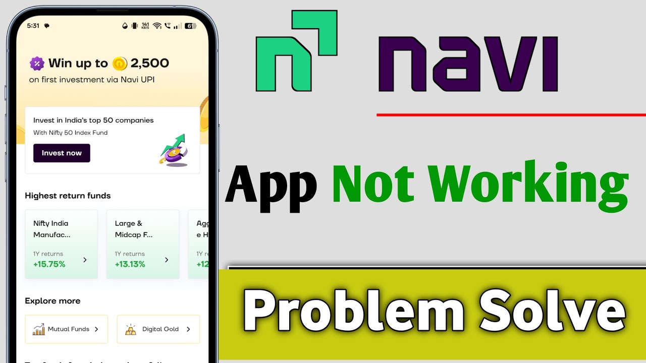 Navi App Not Working Problem Solve