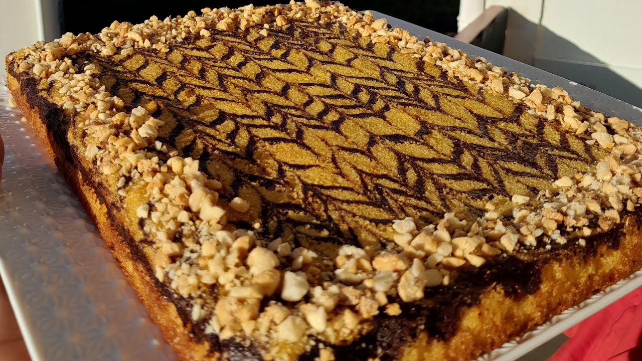 recette gâteau de semoule-délicieux 😋