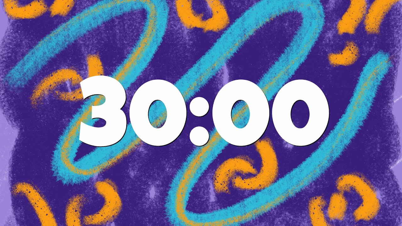 30 Minute Classroom Timer with Upbeat Background Music