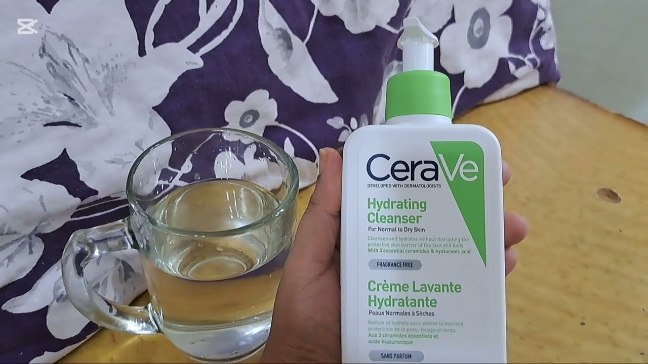 Cerave hydrating cleanser || how to use cerave cleanser#cerave