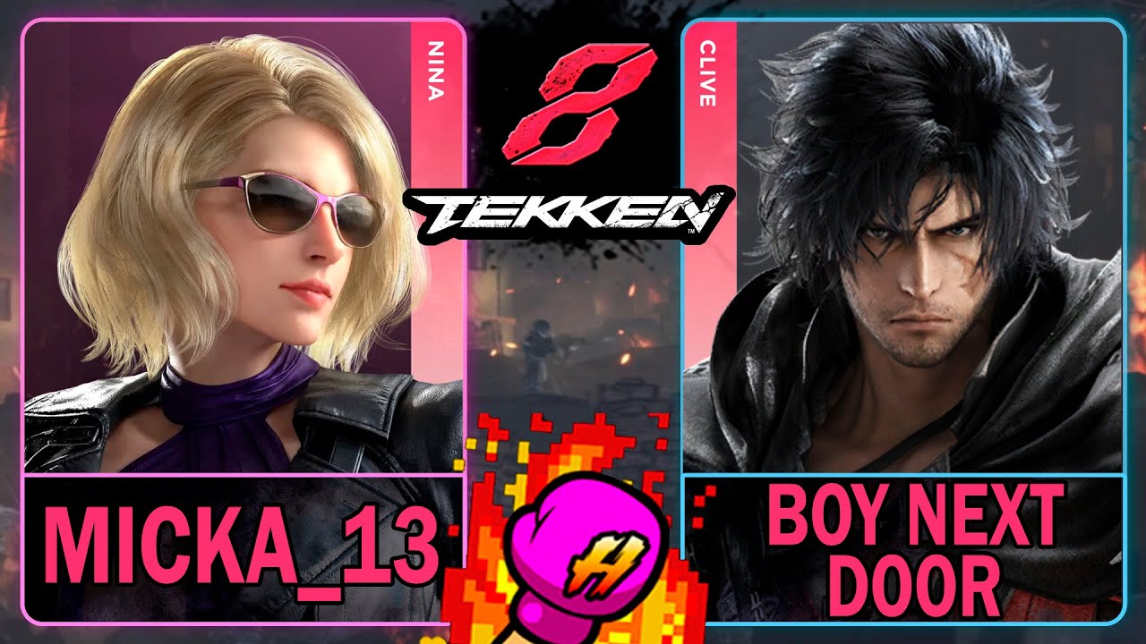 Tekken 8 Micka_13 (NINA) VS Boy Next Door (CLIVE)🥊 鉄拳8🥊4K 60ᶠᵖˢ🥊T8🥊TK8 #tekken