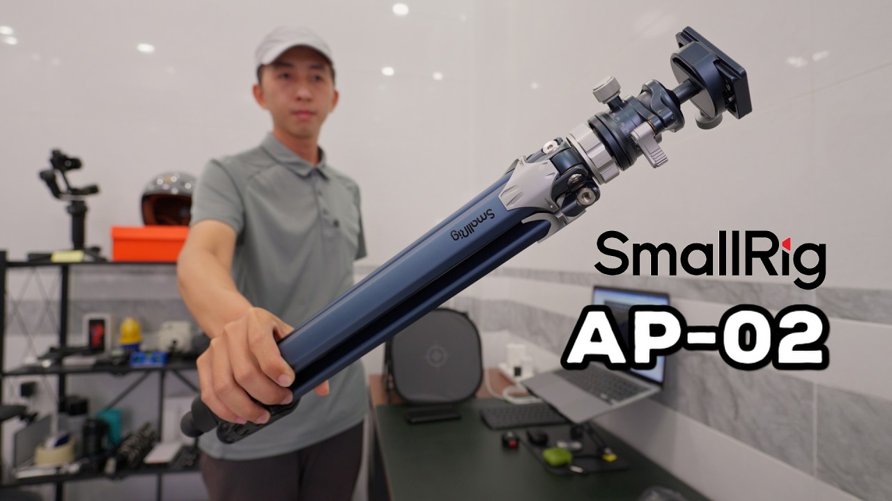 Review Chân Máy SmallRig AP-02 Travel Tripod: màu đẹp, đủ dùng