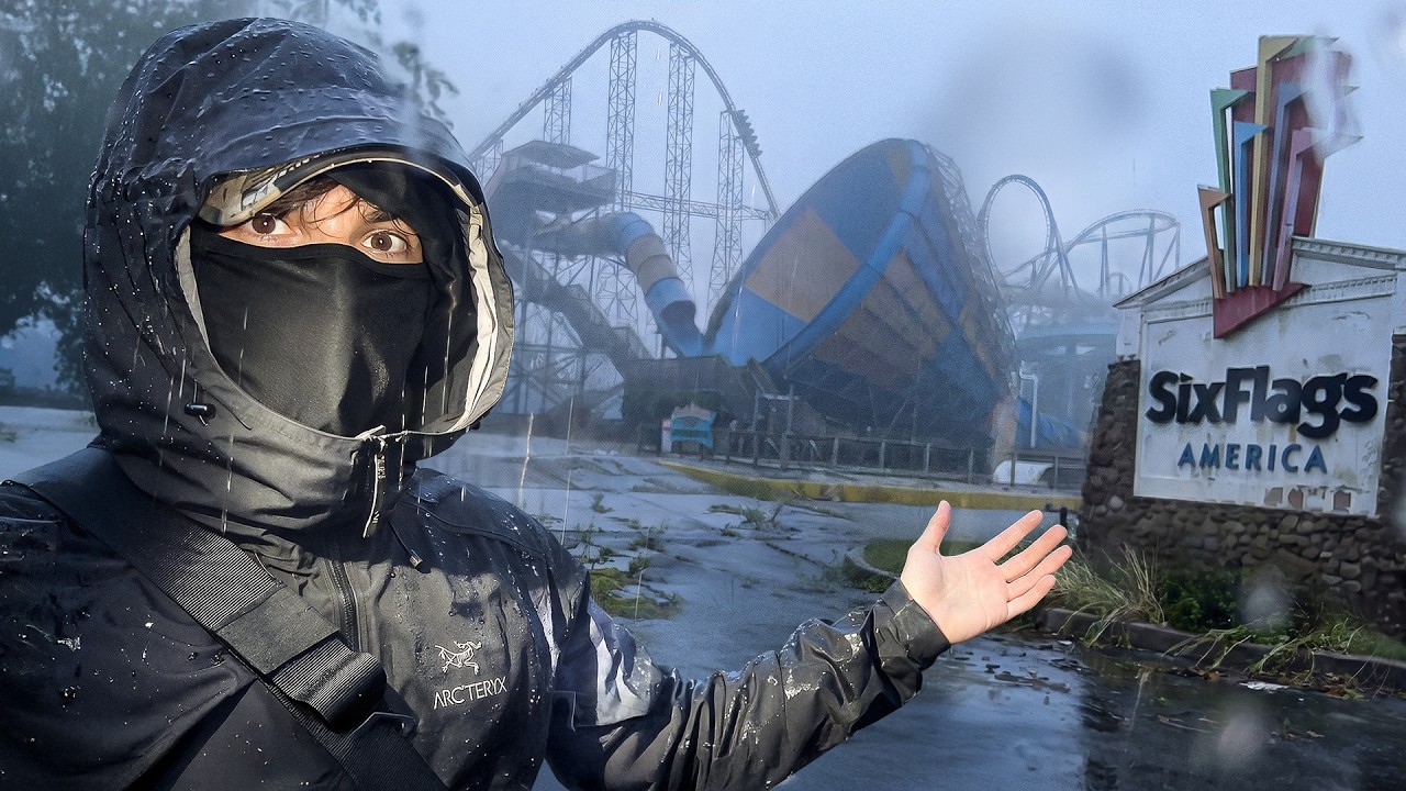 Внутри крупнейшего ЗАБРОШЕННОГО парка развлечений Америки | Six Flags в Мэриленде