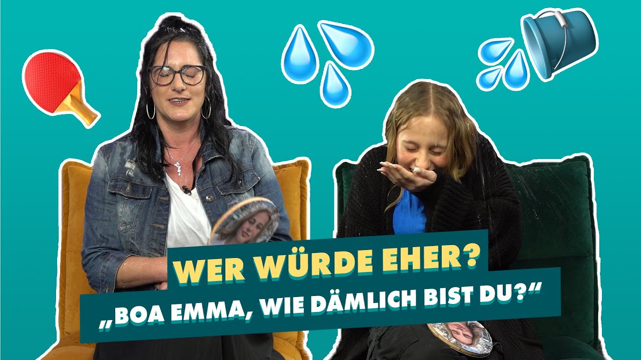 Du bist peinlich! Sch&auml;mt sich Emma f&uuml;r ihre Mama? 😱 WER w&uuml;rde EHER mit Emma und Silke |WISSTIHRNOCH?
