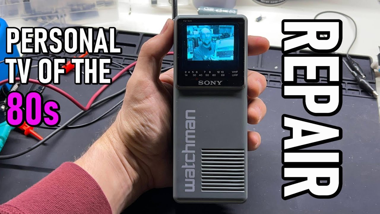 It's a tiny CRT TV, and its got issues (Sony Watchman FD-10A)