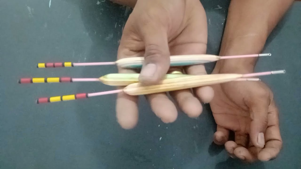 Cara membuat pelampung pancing sensitif, Anti badai dari stick ice cream