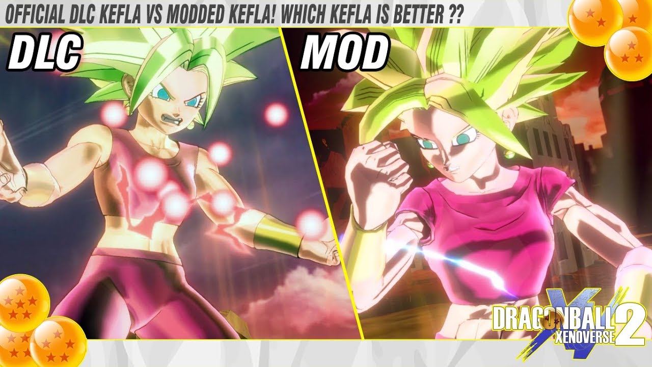 MOD Version vs DLC Version | Which KEFLA is Better ? | Dragonball Xenoverse 2 DLC Pack 7