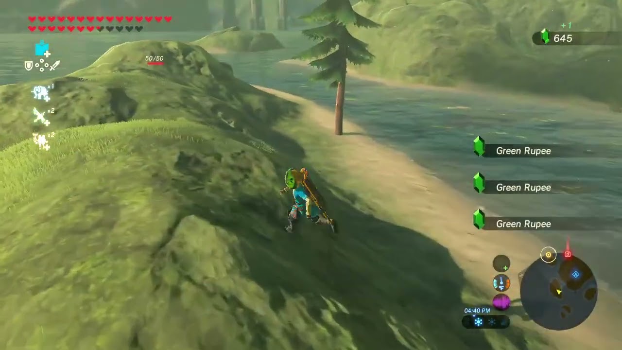 Lizalfos weapon gets flung