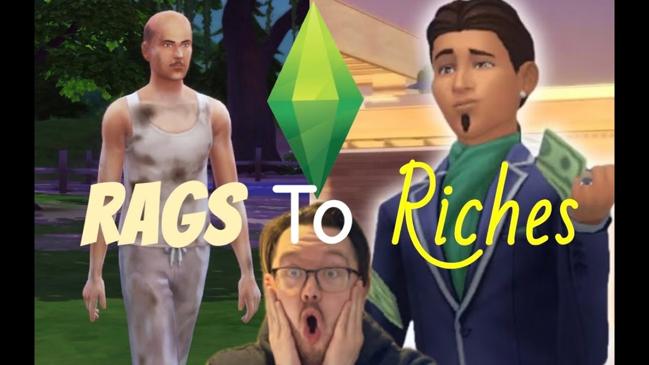 Sims 4 Rag To Riches Challenge Day 4 (Portrait)