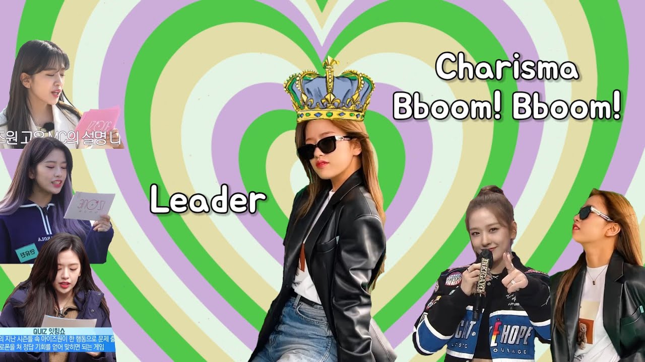 ive yujin proving that she'll be a great leader