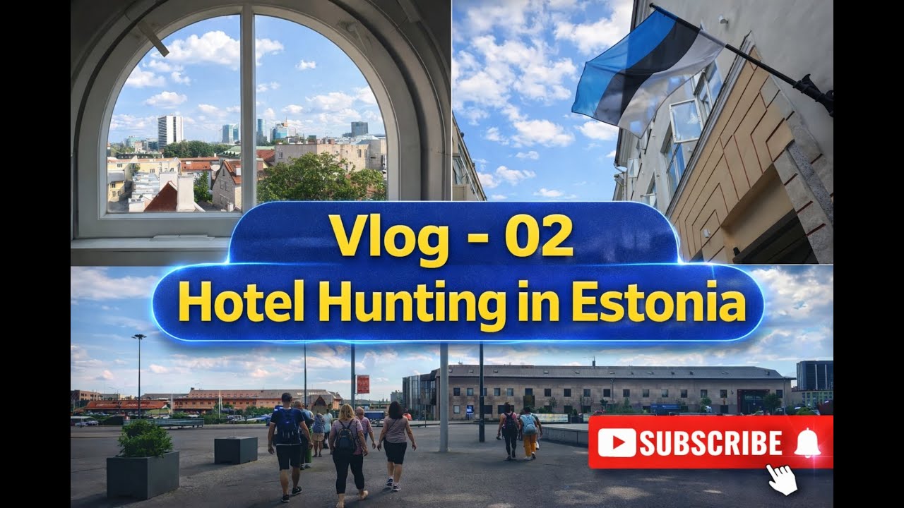 Vlog 02 Hotel Hunting in Estonia trip 🇪🇪