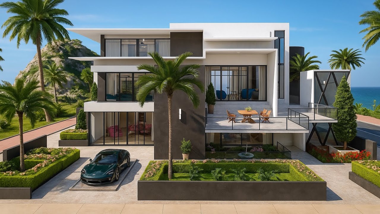 PUBG Home Design Level 29 | Modern Tropical House Design