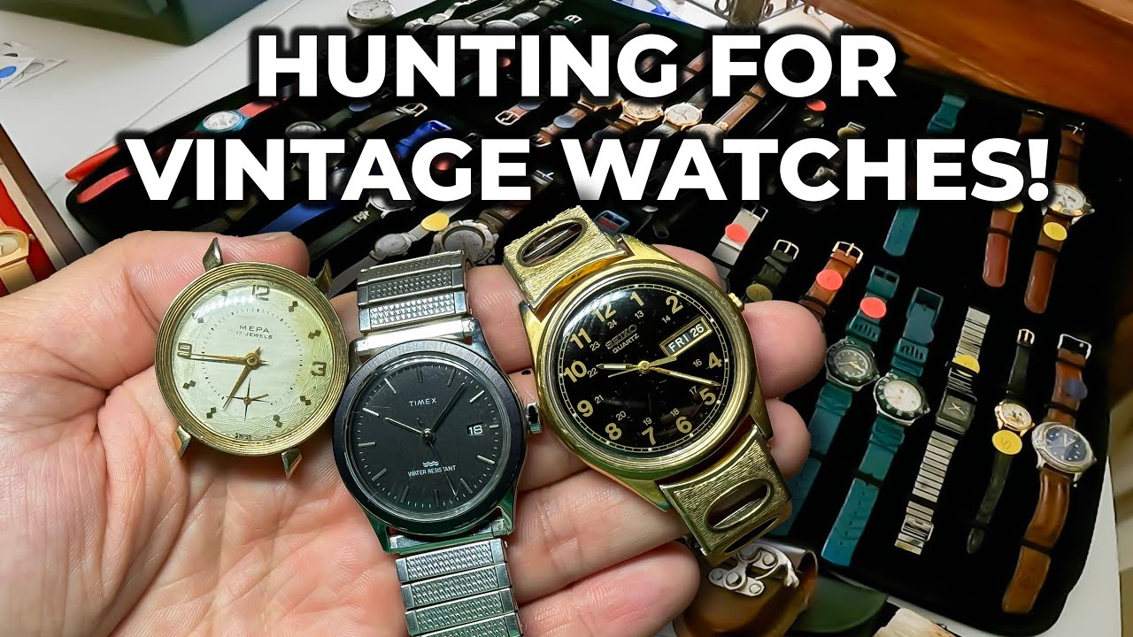 Hunting for Vintage Watches at Estate Sales - Mail Day Unboxing!