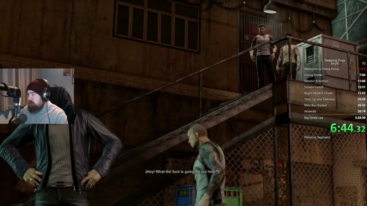 Any% Sleeping Dogs Speedrun - 3:21:32