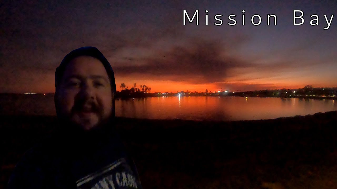 see what happens at Mission Bay San Diego at night (When you see it you'll know)