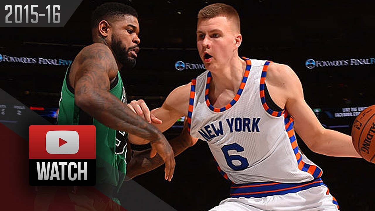 Kristaps Porzingis Full Highlights vs Celtics (2016.01.12) - 26 Pts, SICK Shooting!
