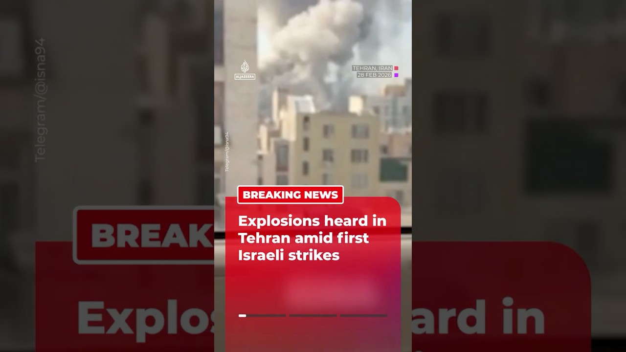 Explosions heard in Tehran as Israeli launches attacks