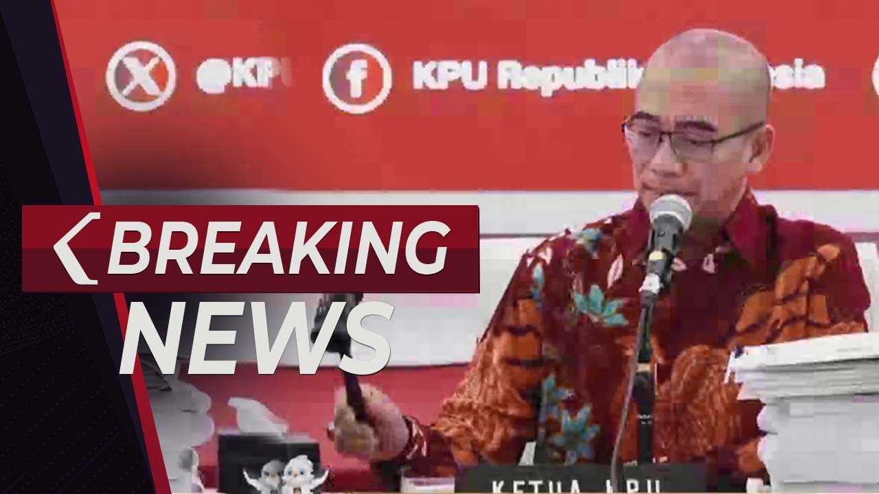 BREAKING NEWS - Rapat Pleno KPU Rekapitulasi Penghitungan Suara Nasional Pemilu 2024