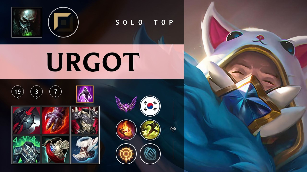 Urgot Top vs Rumble - KR Master Patch 26.04