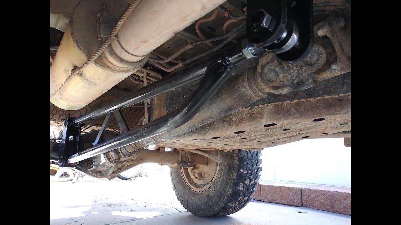 Installing a Budbuilt weld-on traction bar on a 2003 Toyota Tacoma 4x4