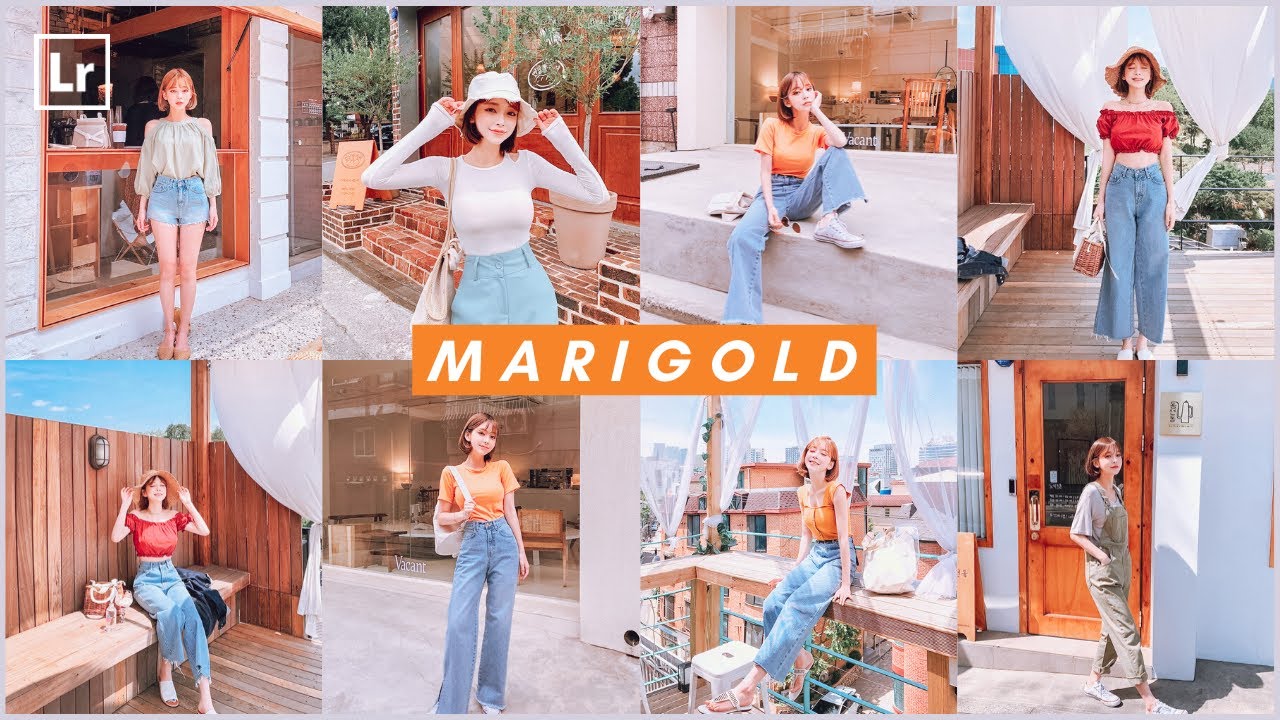 Marigold Preset | Free Lightroom Preset Gratis DNG XMP| Pastel Orange Preset Tutorial