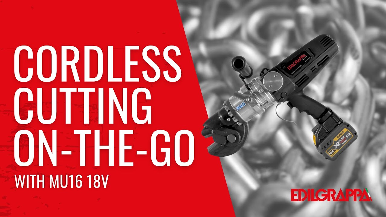 Cordless Rebar Cutter MU16 18V - Efficient Cordless Tool for All Industrial Works