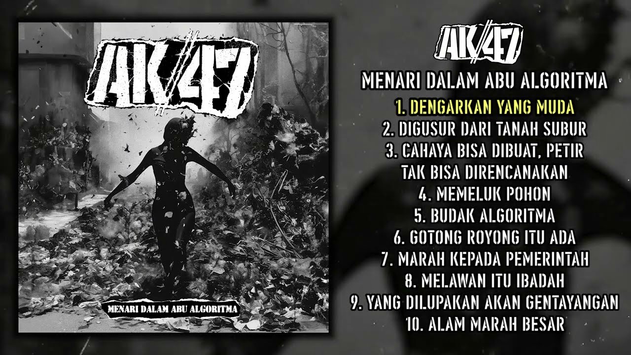 AK//47 - Menari Dalam Abu Algoritma FULL ALBUM (2024 - Grindcore / Crust Punk)