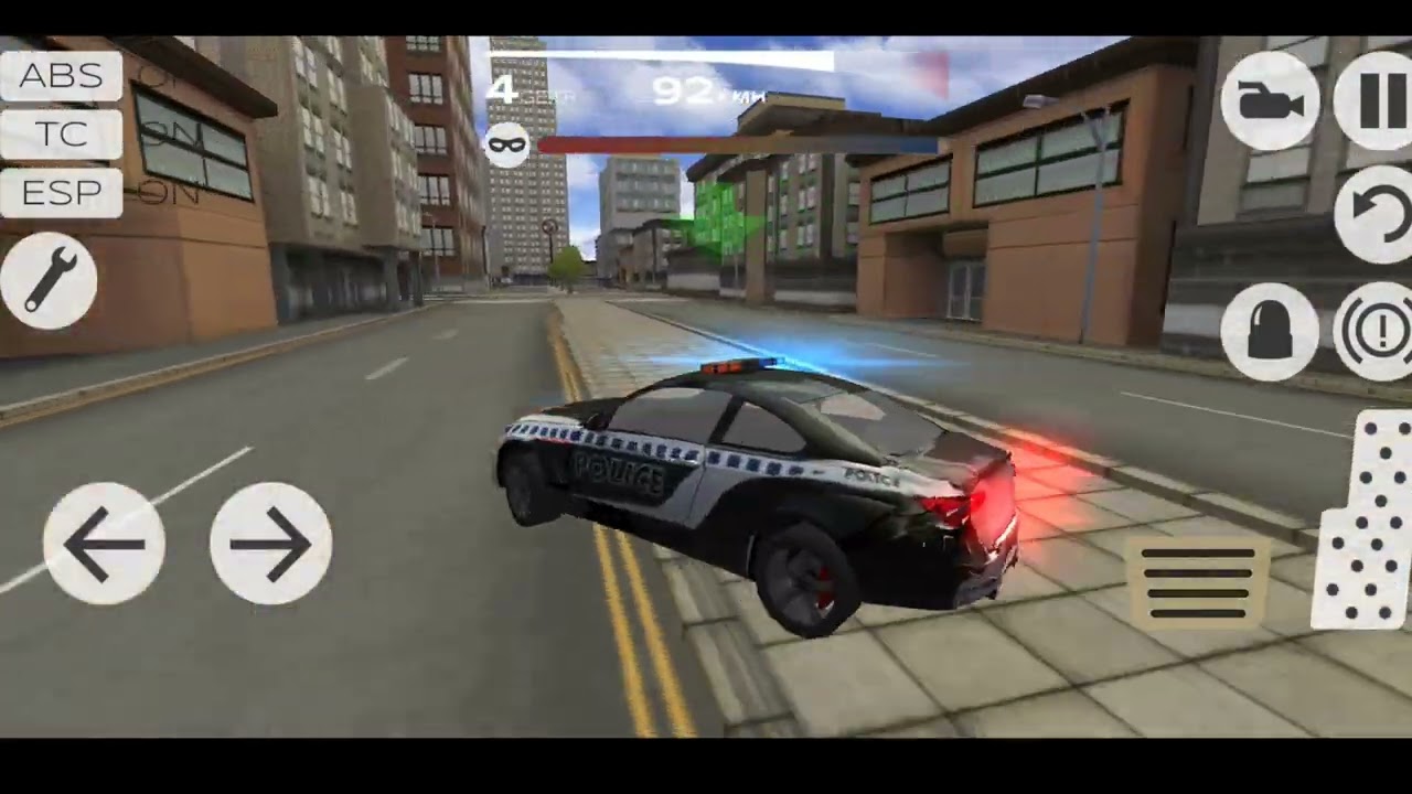 Extreme Car Driving Simulator Racing (Police mode) 